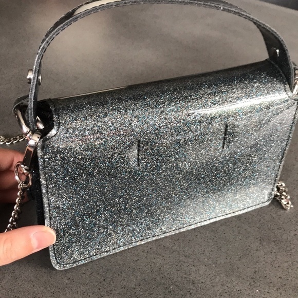 𝅺zara mini plastic glittery party crossbody bag - Picture 10 of 11